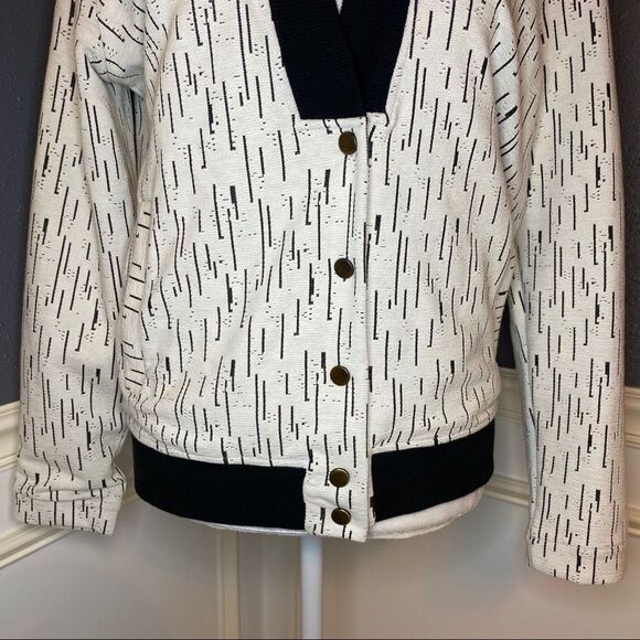 EKYOG JACQUARD FLEECE VARSITY JACKET - Picture 8 of 14